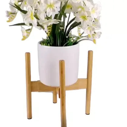 Plant Stand Bamboo Wood